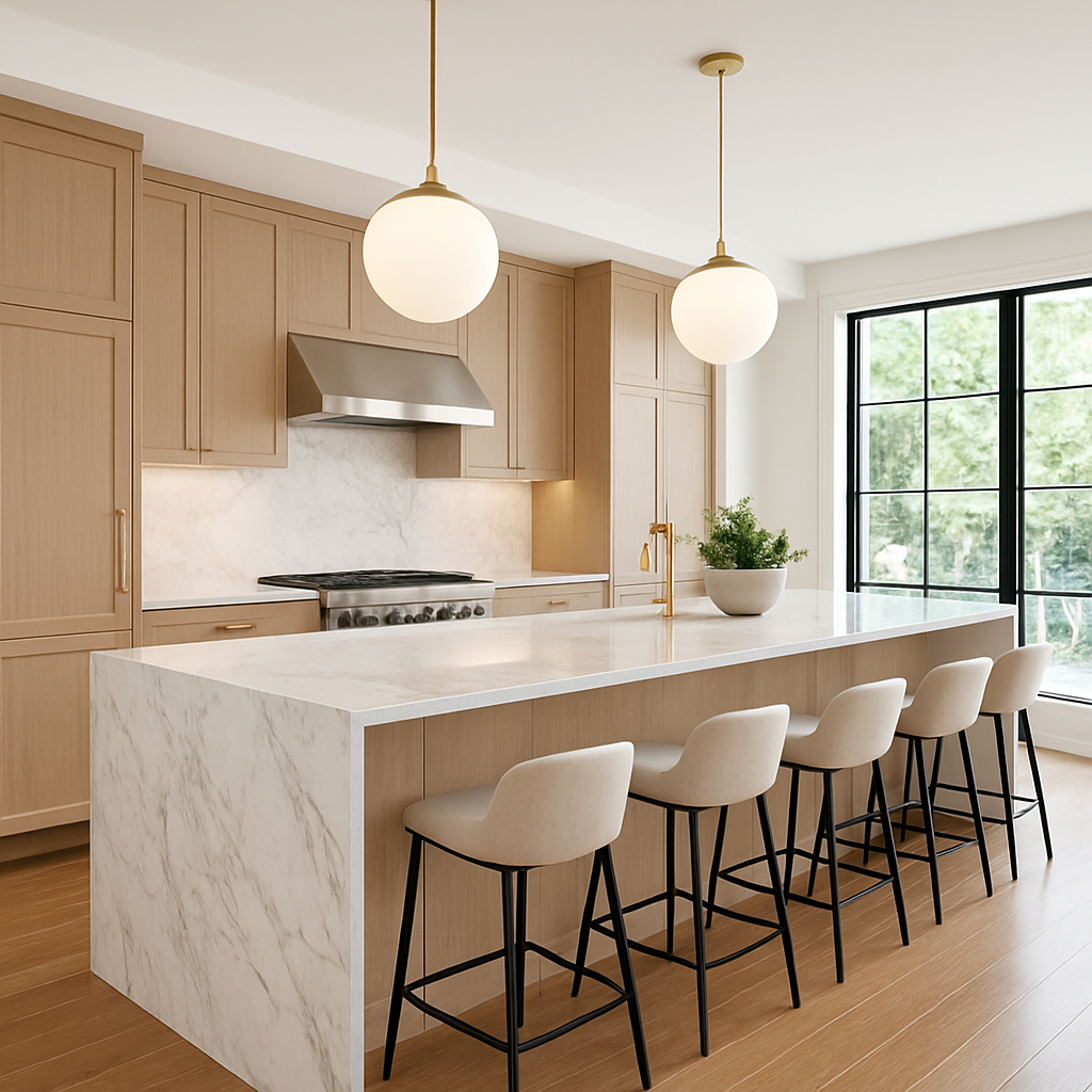 Renovated chef's kitchen
